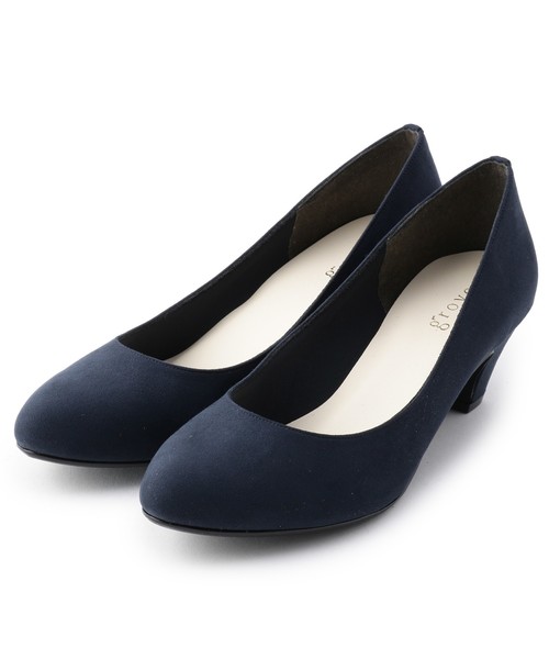 grove（グローブ）の「【5.5センチヒール】ふわっと包まれる、やわここちパンプス(日本製)（パンプス・レディース・ブラック/ベージュ/ダークパープル/ブラウン/グレー/レッド/イエロー/ブルー/グリーン/ブラック系1/ブラック系5・25.0cm/23.5cm/24.5cm/22.5cm/22.0cm/24.0cm/23.0cm）」の9枚目の写真