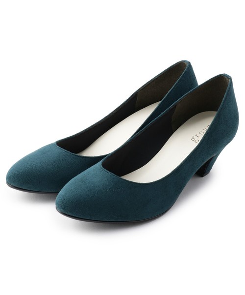 grove（グローブ）の「【5.5センチヒール】ふわっと包まれる、やわここちパンプス(日本製)（パンプス・レディース・ブラック/ベージュ/ダークパープル/ブラウン/グレー/レッド/イエロー/ブルー/グリーン/ブラック系1/ブラック系5・25.0cm/23.5cm/24.5cm/22.5cm/22.0cm/24.0cm/23.0cm）」の8枚目の写真