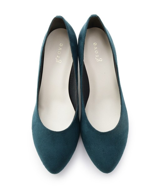 grove（グローブ）の「【5.5センチヒール】ふわっと包まれる、やわここちパンプス(日本製)（パンプス・レディース・ブラック/ベージュ/ダークパープル/ブラウン/グレー/レッド/イエロー/ブルー/グリーン/ブラック系1/ブラック系5・25.0cm/23.5cm/24.5cm/22.5cm/22.0cm/24.0cm/23.0cm）」の14枚目の写真