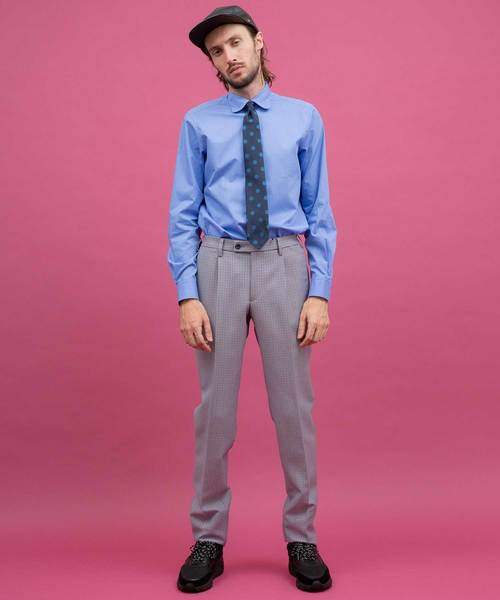 UNITED TOKYO（ユナイテッドトウキョウ）の「SOKTAS ラウンドカラーシャツ（シャツ/ブラウス・メンズ・ブルー/オフホワイト・1/2/3）」の10枚目の写真