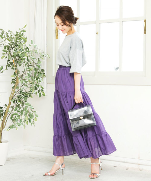 KOBE LETTUCE（コウベレタス）の「ポーチ付き☆クリア素材スクエアハンドバッグ（ハンドバッグ・レディース・オフホワイト/ブラウン/ブラック・FREE）」の7枚目の写真