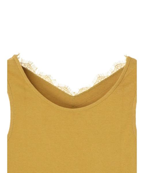 AMERICAN HOLIC（アメリカンホリック）の「・2WAYレースタンクトップ（タンクトップ・レディース・チャコールグレー/ブラック/アイボリー/マスタード・FREE）」の13枚目の写真