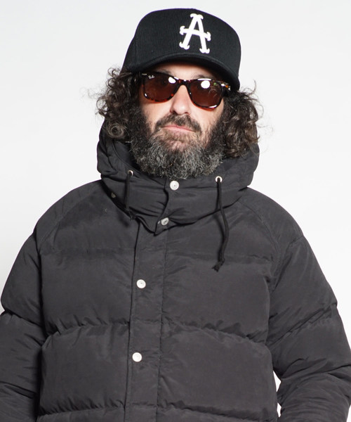 ALDIES（アールディーズ）の「Knit A Cap / ニットAキャップ（キャップ・メンズ・ブラック/ベージュ/ホワイト系その他/ベージュ系その他/ブラック系その他2・S/M）」の2枚目の写真