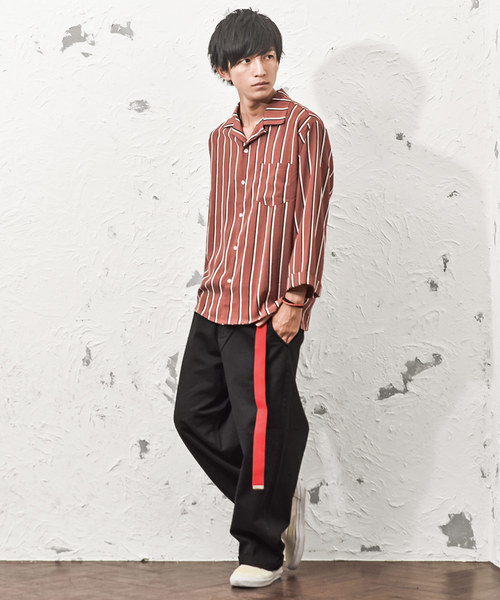 MinoriTY（マイノリティ）の「ワイドチノパンツ ガチャベル付（チノパンツ・メンズ・ブラック/ベージュ/ブラック系その他/ベージュ系その他・M/L）」の14枚目の写真