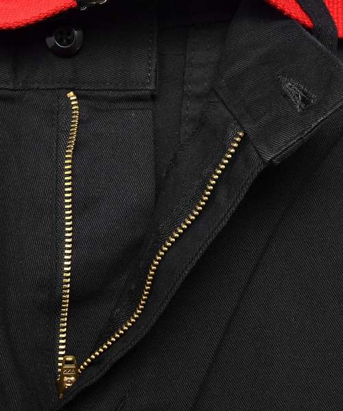 MinoriTY（マイノリティ）の「ワイドチノパンツ ガチャベル付（チノパンツ・メンズ・ブラック/ベージュ/ブラック系その他/ベージュ系その他・M/L）」の8枚目の写真