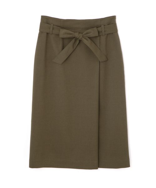NATURAL BEAUTY BASIC（ナチュラルビューティーベーシック）の「ベルテッドストレートスカート（スカート・レディース・ベージュ系その他/カーキ・MEDIUM/X-SMALL/SMALL）」の16枚目の写真