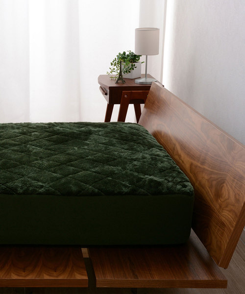 もちふわ触感【EMOORHEAT】エムールヒート(R)あったかフランネルキルトボックスシーツ/セミダブル（寝具）｜EMOOR（エムール）