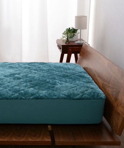 もちふわ触感【EMOORHEAT】エムールヒート(R)あったかフランネルキルトボックスシーツ/セミダブル（寝具）｜EMOOR（エムール）
