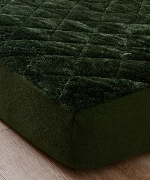 もちふわ触感【EMOORHEAT】エムールヒート(R)あったかフランネルキルトボックスシーツ/セミダブル（寝具）｜EMOOR（エムール）