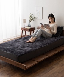 EMOOR（エムール）の「もちふわ触感【EMOORHEAT】エムールヒート(R)あったかフランネルキルトボックスシーツ/セミダブル（寝具・キッズ）」