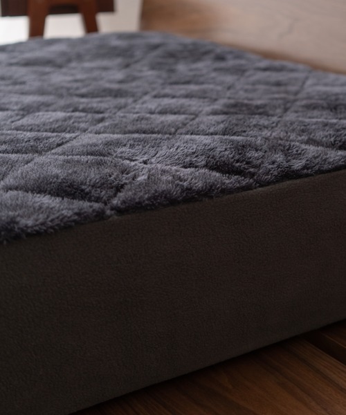 もちふわ触感【EMOORHEAT】エムールヒート(R)あったかフランネルキルトボックスシーツ/セミダブル（寝具）｜EMOOR（エムール）