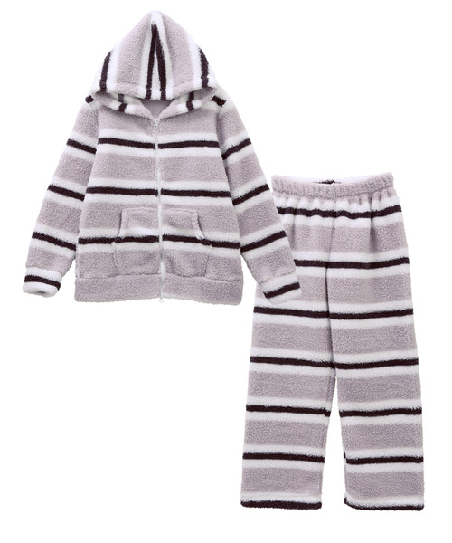 超あったか 2 ふわふわ もこもこ メンズ ダブルzipパーカー セットアップ ルームウェア パジャマ Blooming Flora ブルーミングフローラ のファッション通販 Zozotown