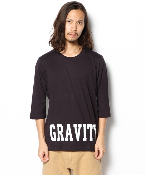 WEGO（ウィゴー）の「WEGO/モノトーンナンバリングTee（7）（Tシャツ/カットソー・メンズ・ホワイト/ブラック・LARGE/MEDIUM）」の3枚目の写真