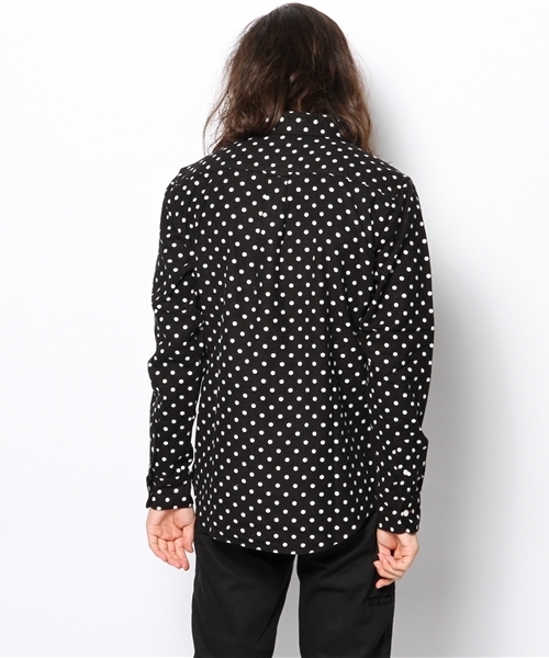 WEGO（ウィゴー）の「WEGO/ワッペンロゴネルシャツ（シャツ/ブラウス・メンズ・ブラック/カーキ/ネイビー・MEDIUM/LARGE）」の6枚目の写真