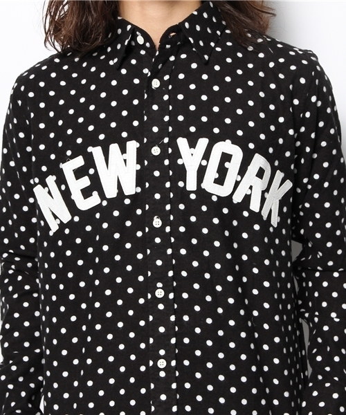 WEGO（ウィゴー）の「WEGO/ワッペンロゴネルシャツ（シャツ/ブラウス・メンズ・ブラック/カーキ/ネイビー・MEDIUM/LARGE）」の9枚目の写真