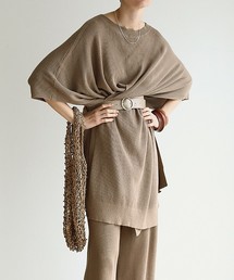 TODAYFUL | リネンニットポンチョ(ニット/セーター)