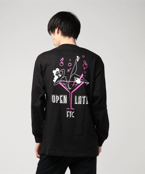 FTC（エフティーシー）の「OPEN LATE（Tシャツ/カットソー・メンズ・ホワイト/ブラック/オレンジ・SMALL/MEDIUM/LARGE/X-LARGE）」の6枚目の写真