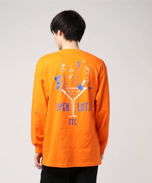 FTC（エフティーシー）の「OPEN LATE（Tシャツ/カットソー・メンズ・ホワイト/ブラック/オレンジ・SMALL/MEDIUM/LARGE/X-LARGE）」の4枚目の写真