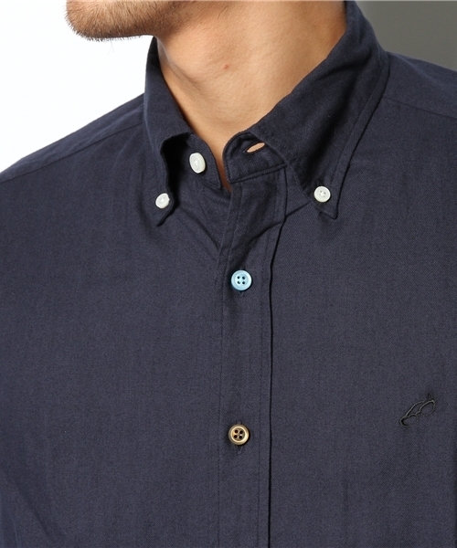 green label relaxing(グリーンレーベルリラクシング)の「B/CR VIYELLA/P EMB BDシャツ ③(シャツ/ブラウス・メンズ・ダークグリーン/ネイビー/イエロー/オリーブ/ホワイト・SMALL/MEDIUM/LARGE/X-LARGE)」の9枚目の写真