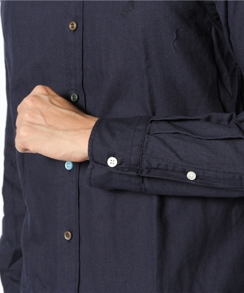 green label relaxing(グリーンレーベルリラクシング)の「B/CR VIYELLA/P EMB BDシャツ ③(シャツ/ブラウス・メンズ・ダークグリーン/ネイビー/イエロー/オリーブ/ホワイト・SMALL/MEDIUM/LARGE/X-LARGE)」の10枚目の写真