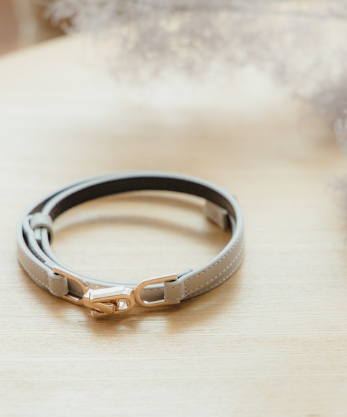 mysty woman（ミスティウーマン）の「ビットベルト 828287（ベルト・レディース・ブラック/ブラウン/シルバー/グレー/ベージュ・FREE）」の4枚目の写真