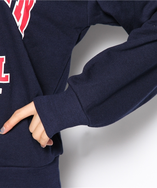 WEGO（ウィゴー）の「WEGO/BROOKLYNスウェット（スウェット・レディース・ホワイト/杢グレー/ネイビー/レッド・FREE）」の9枚目の写真