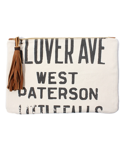 Another Edition（アナザーエディション）の「AE×TK Canvas CLT（クラッチバッグ・レディース・オフホワイト/ブラック・フリー）」の2枚目の写真