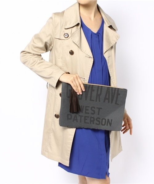 Another Edition（アナザーエディション）の「AE×TK Canvas CLT（クラッチバッグ・レディース・オフホワイト/ブラック・フリー）」の3枚目の写真