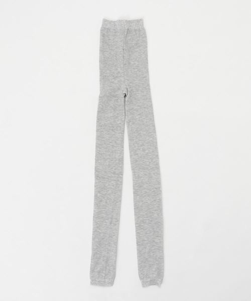 WEGO（ウィゴー）の「WEGO/レイヤードプレーンレギンス10分丈（レギンス/スパッツ・レディース・ライトグレー/ブラック・FREE）」の3枚目の写真