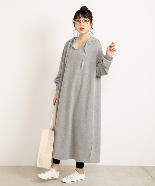 WEGO（ウィゴー）の「WEGO/レイヤードプレーンレギンス10分丈（レギンス/スパッツ・レディース・ライトグレー/ブラック・FREE）」の6枚目の写真