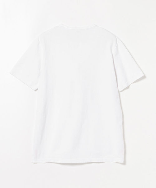 WALLA WALLA SPORT(ワラワラスポーツ)の「WALLA WALLA SPORT / スプリットネック ピケTシャツ <MEN>(Tシャツ/カットソー・メンズ・ホワイト/ネイビー・LARGE/MEDIUM)」の5枚目の写真