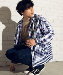 WEGO/クレイジーパターンチェックブルゾン