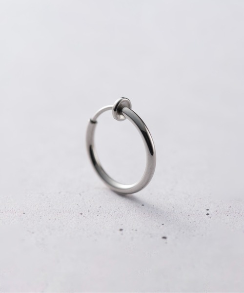 ieLS（イエルズ）の「金属アレルギー対応「ieLS」ステンレス　シンプルフープイヤリング（イヤリング・メンズ・その他1/その他2・ONE SIZE）」の7枚目の写真
