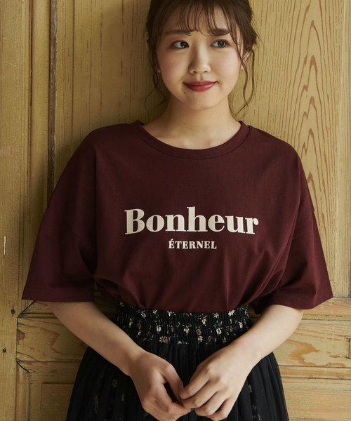 OLIVE des OLIVE（オリーブデオリーブ）の「アソートTシャツPart2（Tシャツ/カットソー・レディース・オフホワイト/ブラウン/ラベンダー/スミクロ/ダークベージュ/ピンク/ダークブラウン・FREE）」の5枚目の写真