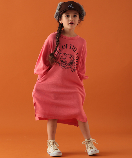 The The セール Of ミニウラケワンピース ワンピース Fruit The The Kids Fruit Of Loom フルーツオブザルーム Of Loom フルーツオブザルーム のファッション