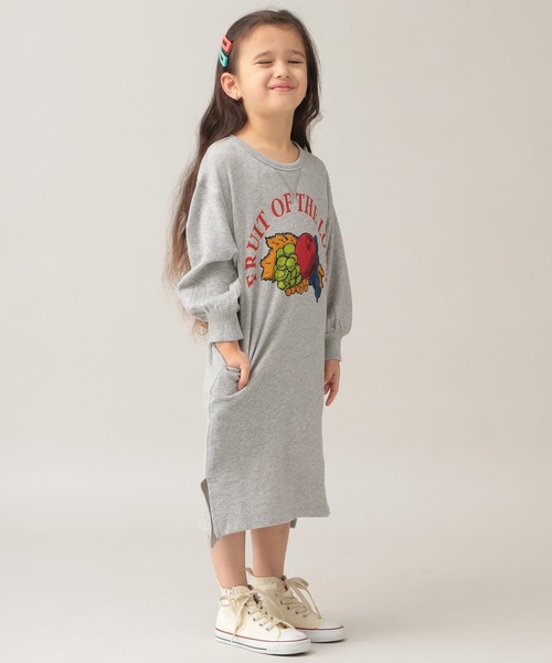 The The セール Of ミニウラケワンピース ワンピース Fruit The The Kids Fruit Of Loom フルーツオブザルーム Of Loom フルーツオブザルーム のファッション
