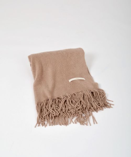 Khaju（カージュ）の「Khaju:ソリッドソフトストール◇（ストール/ショール・レディース・ブラウン/ベージュ/ナチュラル/ミント/ピンク・ONE SIZE）」の14枚目の写真