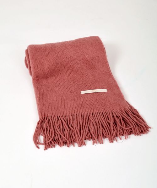 Khaju（カージュ）の「Khaju:ソリッドソフトストール◇（ストール/ショール・レディース・ブラウン/ベージュ/ナチュラル/ミント/ピンク・ONE SIZE）」の17枚目の写真