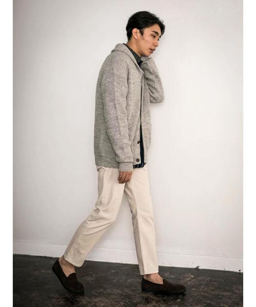 CRAFT STANDARD BOUTIQUE（クラフトスタンダードブティック）の「ショールカラーニットカーディガン●＊（カーディガン/ボレロ・メンズ・グレー系その他2/ネイビー/グレー系その他・L/LL/M）」の15枚目の写真