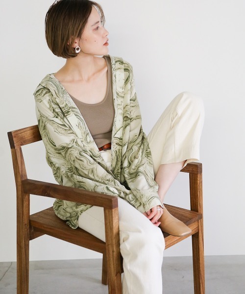 select MOCA（セレクトモカ）の「ラウンドリブタンクトップ（タンクトップ・レディース・レッドパープル/サックスブルー/アイボリー/ネイビー/ブラウン・FREE）」の19枚目の写真