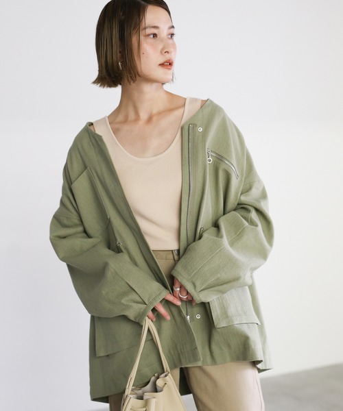 select MOCA（セレクトモカ）の「ラウンドリブタンクトップ（タンクトップ・レディース・レッドパープル/サックスブルー/アイボリー/ネイビー/ブラウン・FREE）」の20枚目の写真