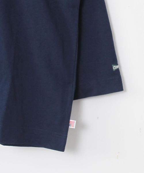 coen(コーエン)の「USAコットンスタンドカラー7分袖Tシャツ(Tシャツ/カットソー・メンズ・ダークグリーン/ネイビー・MEDIUM/SMALL/X-LARGE/LARGE)」の18枚目の写真