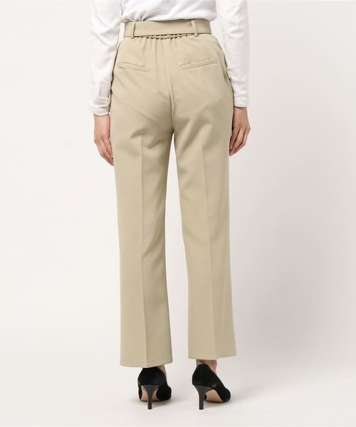 archives（アルシーヴ）の「ストレートフレアパンツ（その他パンツ・レディース・ブラック/ブルー/グリーン系その他/ピンクベージュ・MEDIUM）」の5枚目の写真