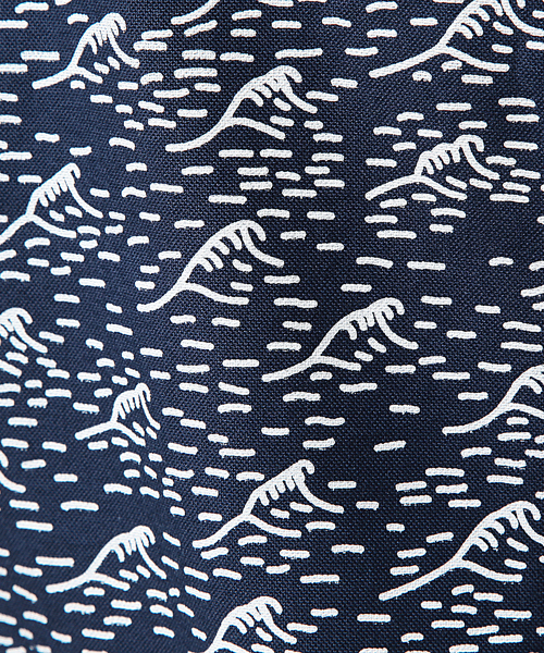 BEAMS LIGHTS Men's（ビームスライツ メンズ）の「CUISSE DE GRENOUILLE / ウェイブモノグラムシャツ（シャツ/ブラウス・メンズ・ネイビー・SMALL/MEDIUM）」の7枚目の写真