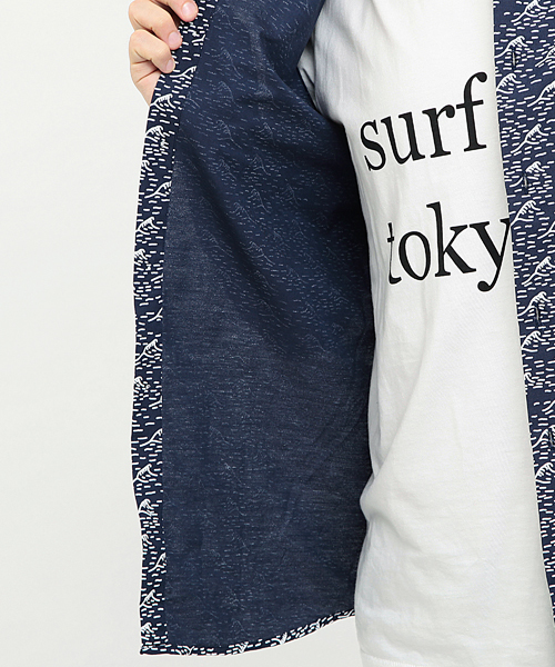 BEAMS LIGHTS Men's（ビームスライツ メンズ）の「CUISSE DE GRENOUILLE / ウェイブモノグラムシャツ（シャツ/ブラウス・メンズ・ネイビー・SMALL/MEDIUM）」の8枚目の写真