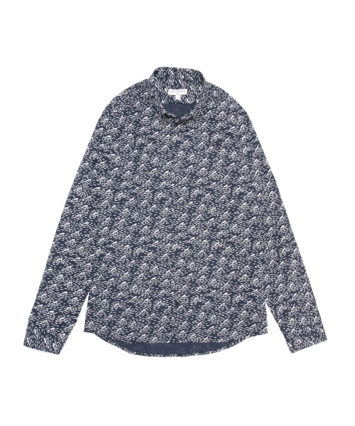 BEAMS LIGHTS Men's（ビームスライツ メンズ）の「CUISSE DE GRENOUILLE / ウェイブモノグラムシャツ（シャツ/ブラウス・メンズ・ネイビー・SMALL/MEDIUM）」の16枚目の写真