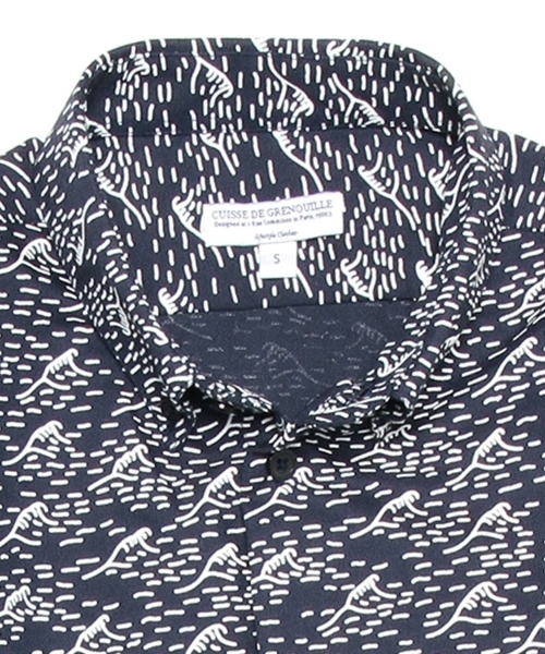 BEAMS LIGHTS Men's（ビームスライツ メンズ）の「CUISSE DE GRENOUILLE / ウェイブモノグラムシャツ（シャツ/ブラウス・メンズ・ネイビー・SMALL/MEDIUM）」の17枚目の写真