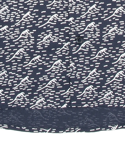BEAMS LIGHTS Men's（ビームスライツ メンズ）の「CUISSE DE GRENOUILLE / ウェイブモノグラムシャツ（シャツ/ブラウス・メンズ・ネイビー・SMALL/MEDIUM）」の19枚目の写真