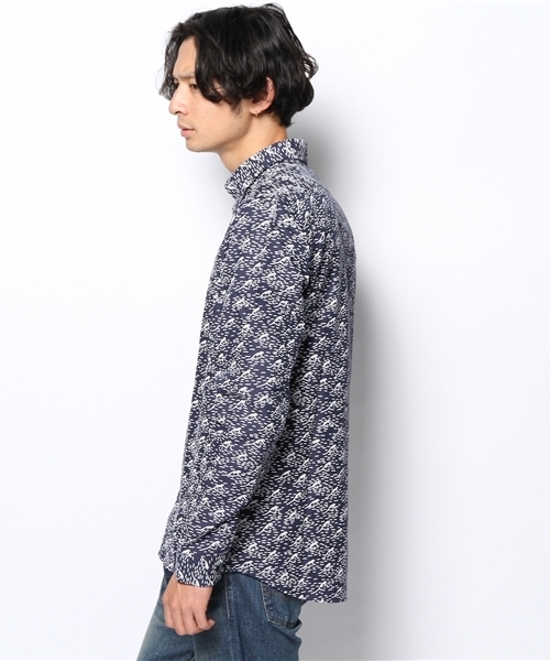 BEAMS LIGHTS Men's（ビームスライツ メンズ）の「CUISSE DE GRENOUILLE / ウェイブモノグラムシャツ（シャツ/ブラウス・メンズ・ネイビー・SMALL/MEDIUM）」の11枚目の写真