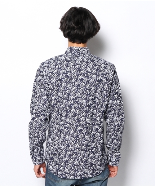 BEAMS LIGHTS Men's（ビームスライツ メンズ）の「CUISSE DE GRENOUILLE / ウェイブモノグラムシャツ（シャツ/ブラウス・メンズ・ネイビー・SMALL/MEDIUM）」の12枚目の写真